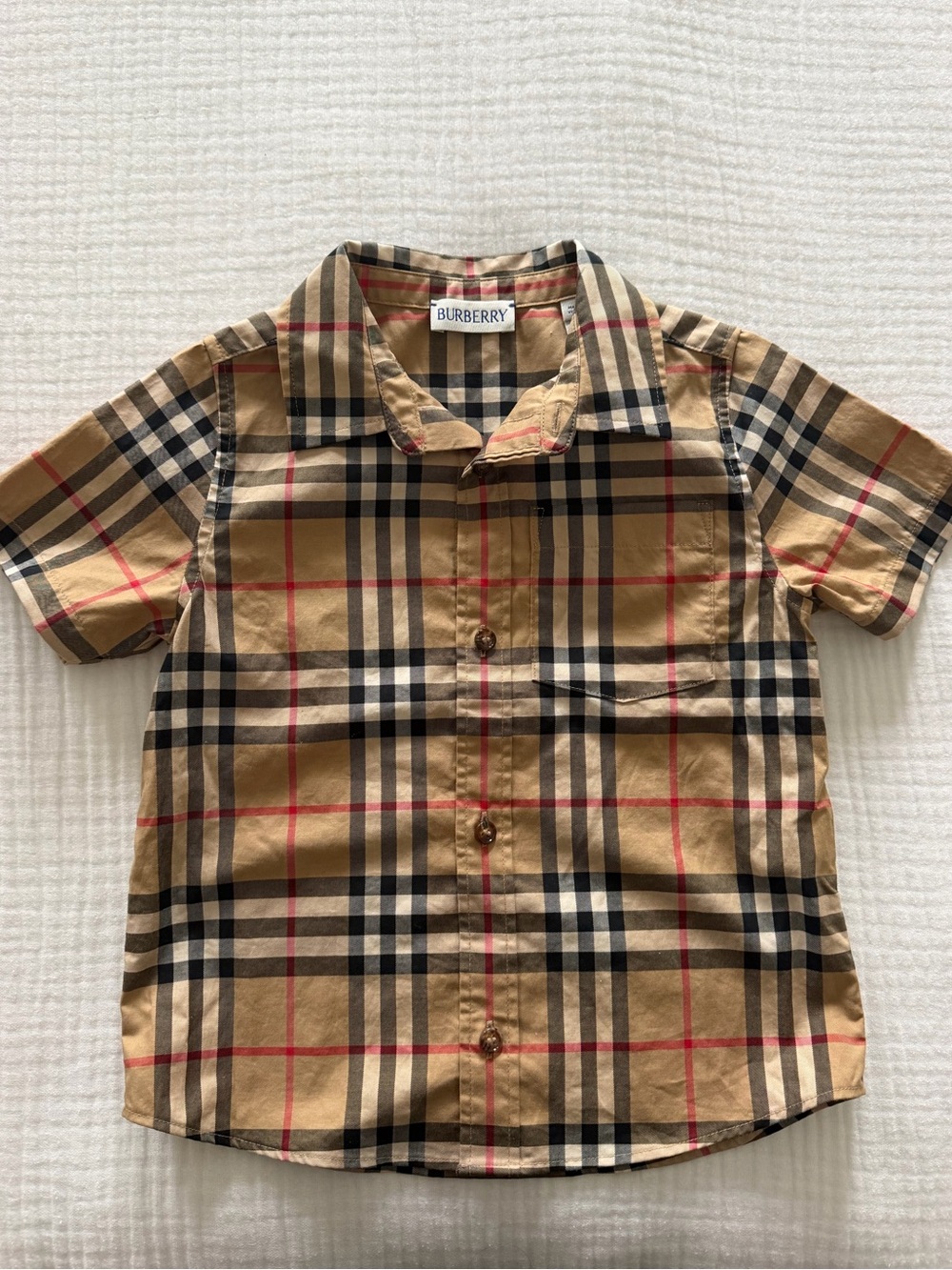 Kids Burberry Cotton Shirt
